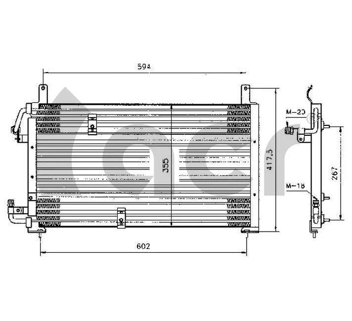 Condenser, air conditioning