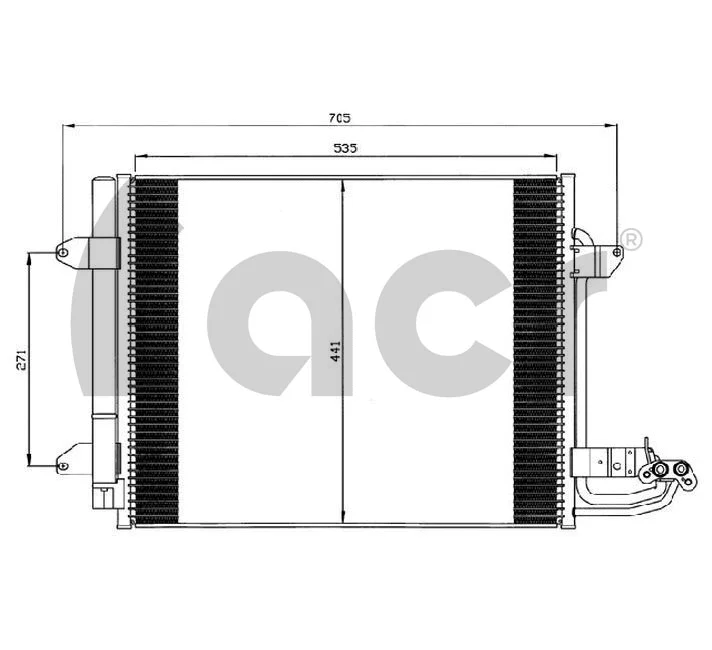 Condenser, air conditioning (300562)