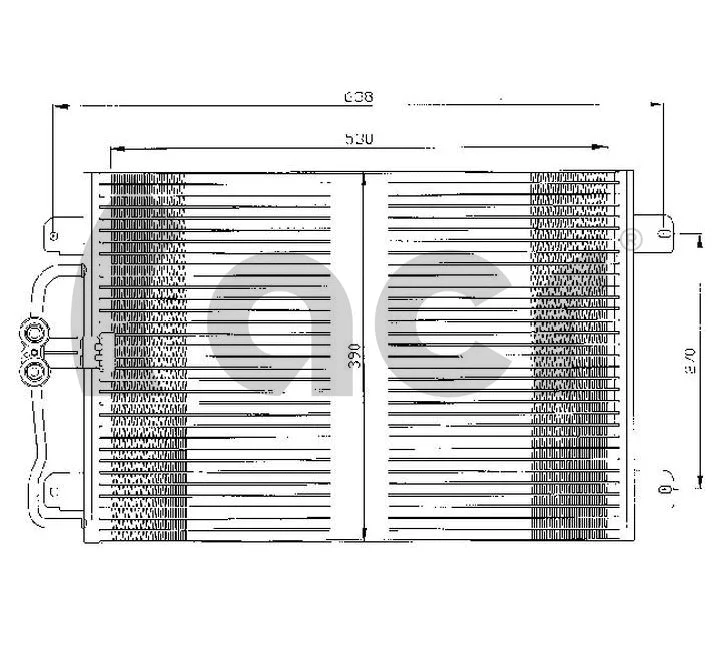 Condenser, air conditioning (300458)