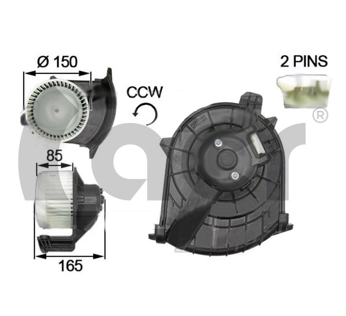Electric Motor, interior blower (166364)