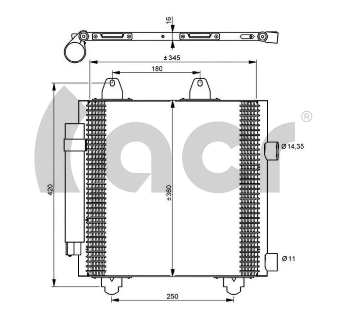 Condenser, air conditioning