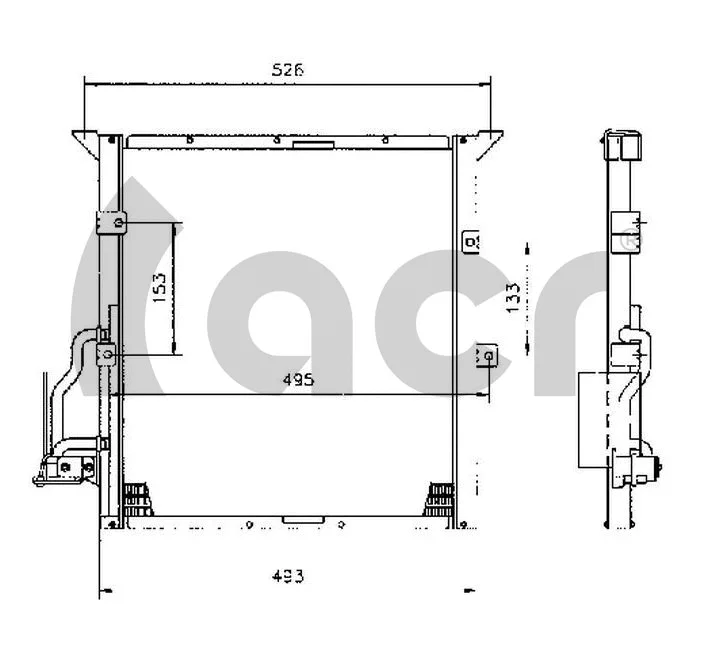 Condenser, air conditioning (300081)