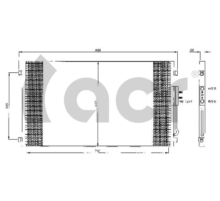 Condenser, air conditioning (300411)