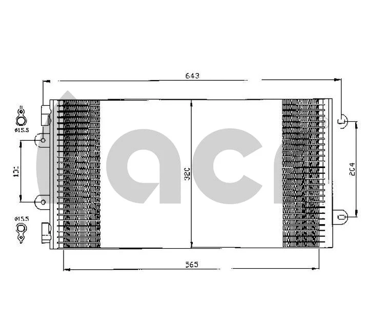 Condenser, air conditioning (300489)