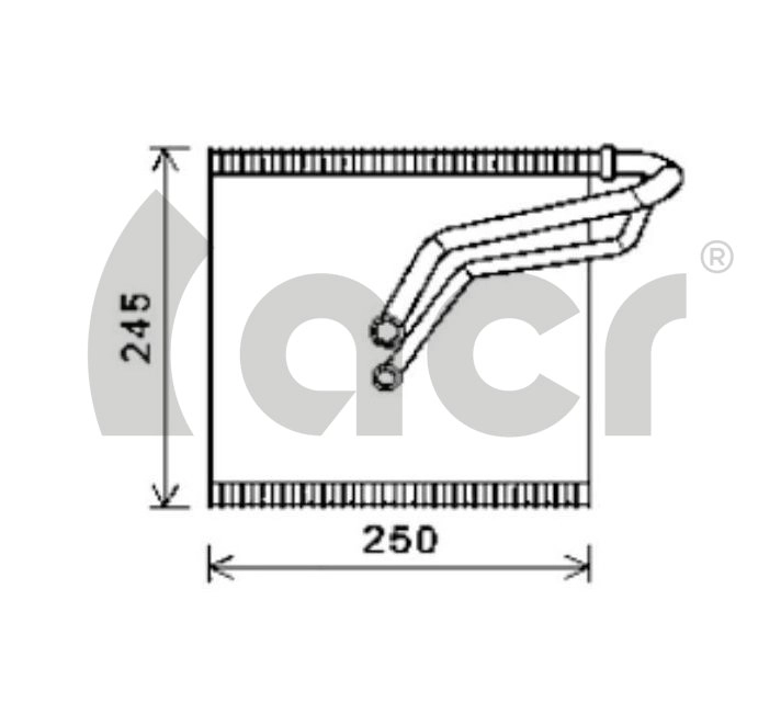 Evaporator, air conditioning (310197)
