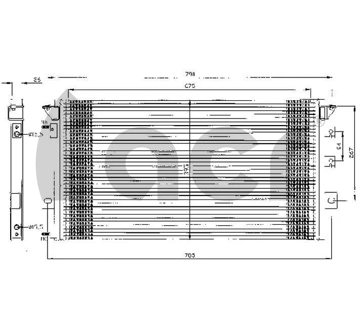 Condenser, air conditioning (300329)