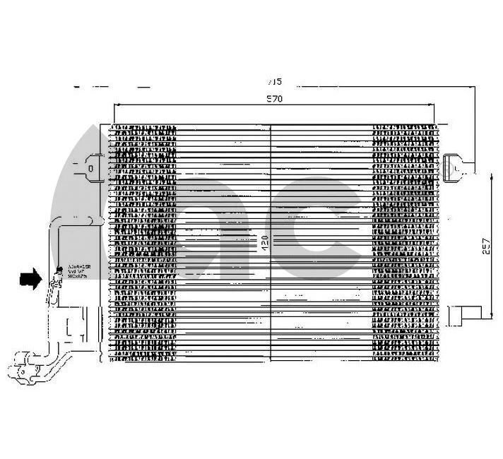 Condenser, air conditioning (300388)