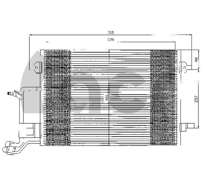 Condenser, air conditioning (300340)