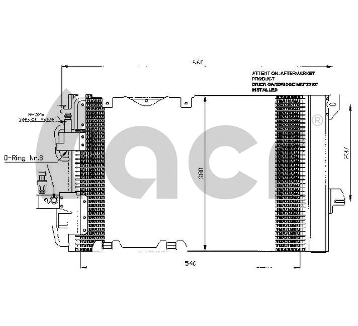 Condenser, air conditioning