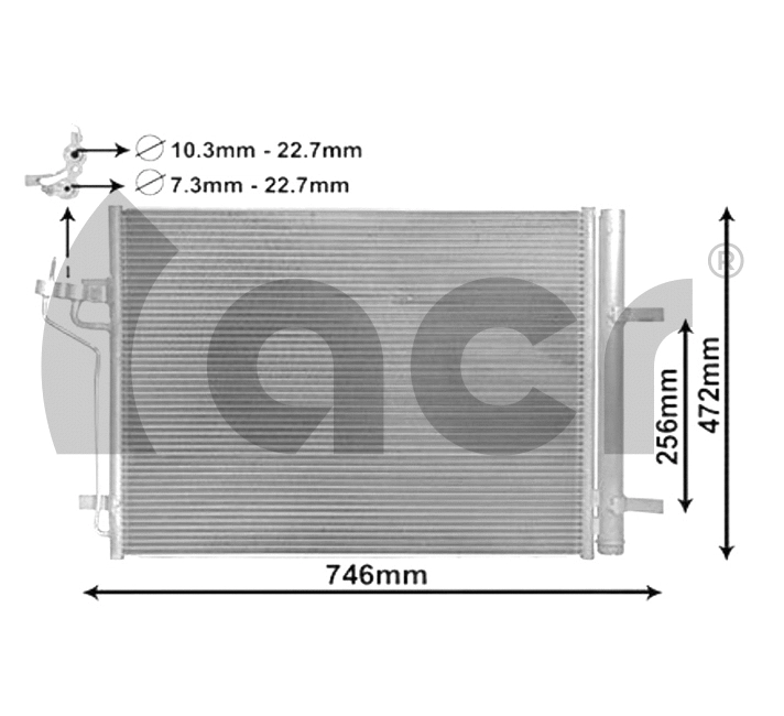 Condenser, air conditioning (300779)