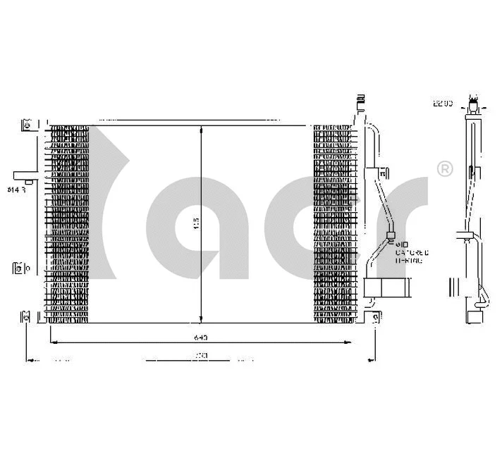 Condenser, air conditioning (300441)