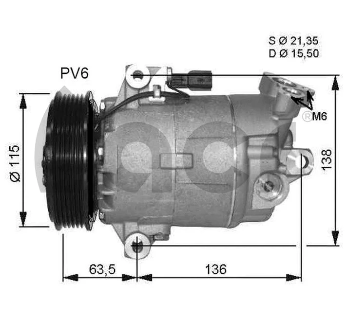 Compressor, air conditioning