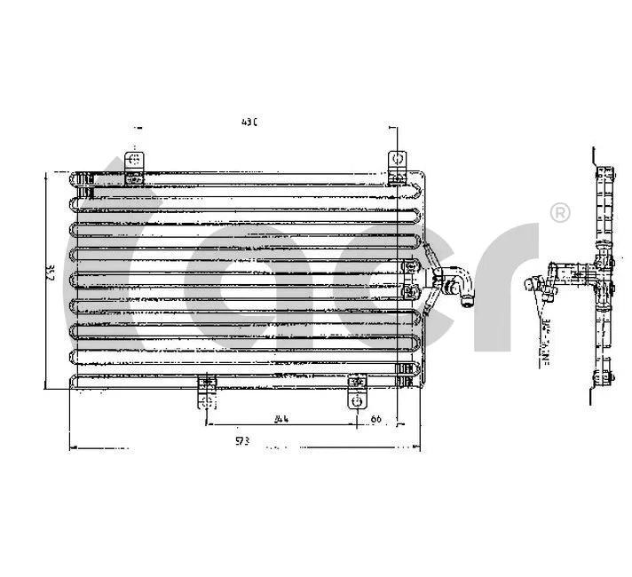 Condenser, air conditioning (300129)