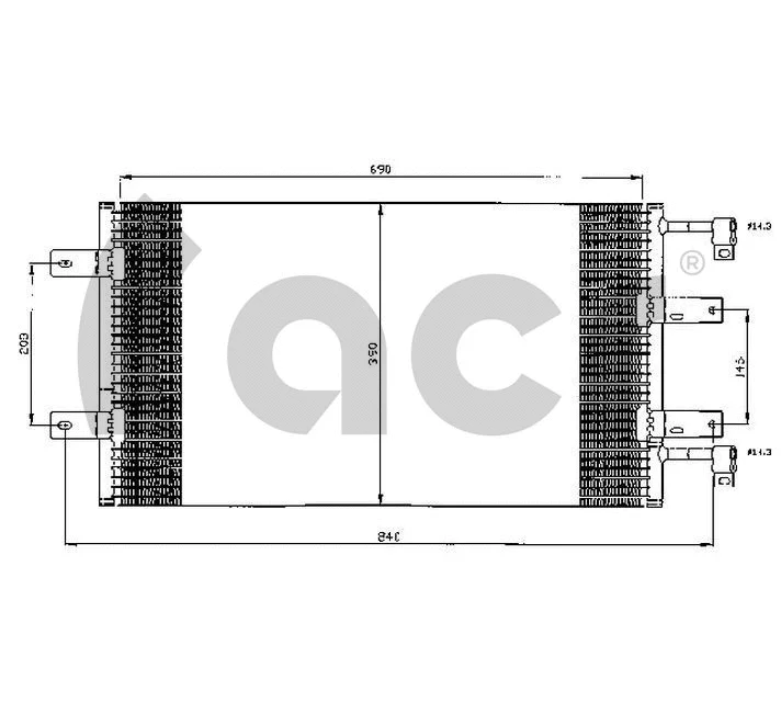 Condenser, air conditioning