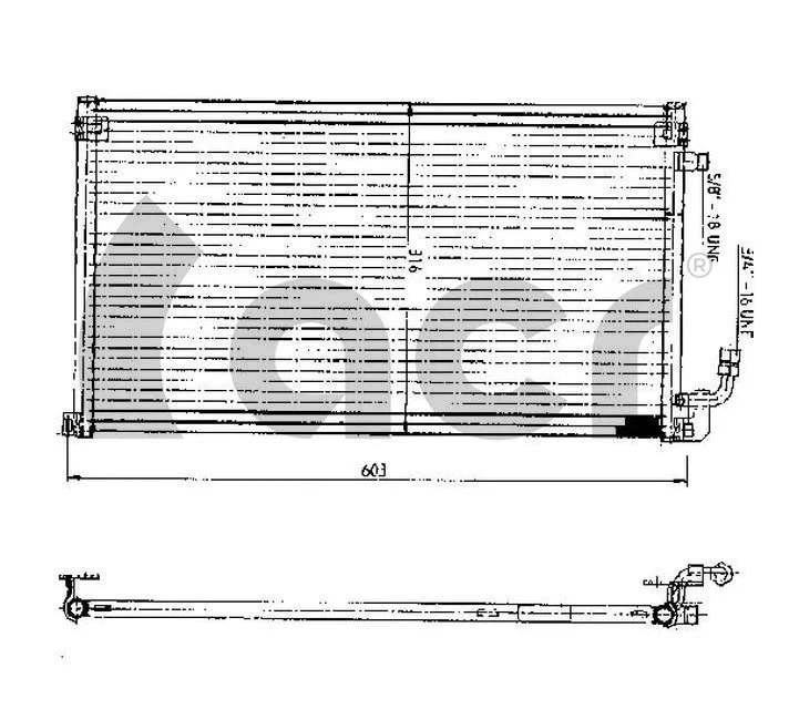 Condenser, air conditioning (300173)