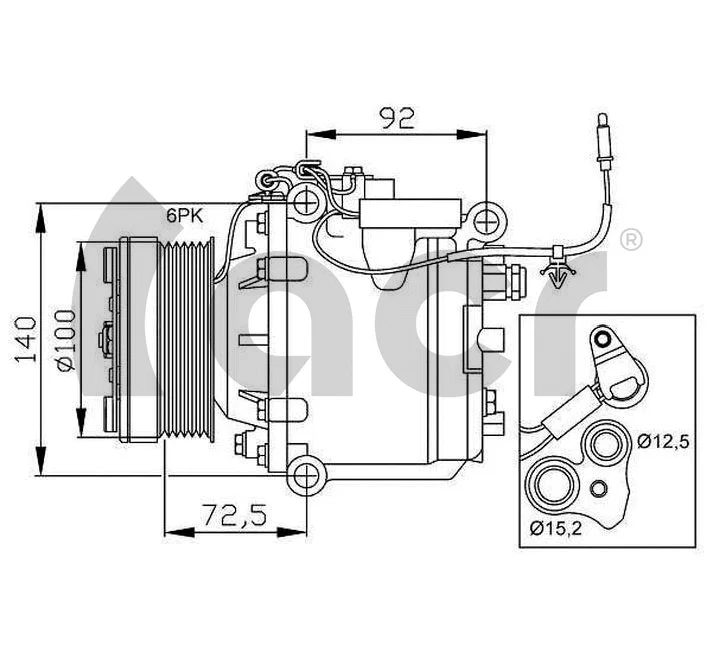 Compressor, air conditioning