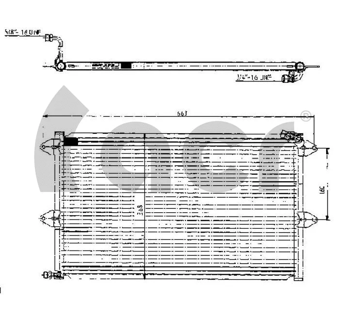 Condenser, air conditioning (300023)