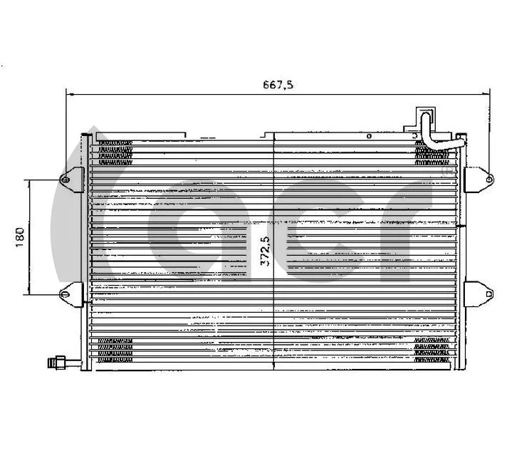 Condenser, air conditioning (300264)