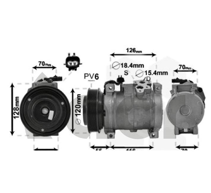 Compressor, air conditioning (135575R)