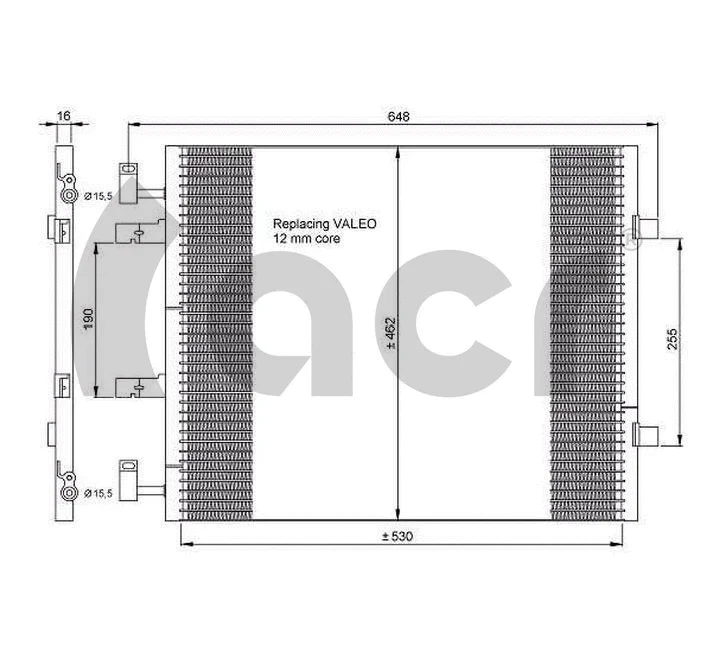 Condenser, air conditioning (300639)