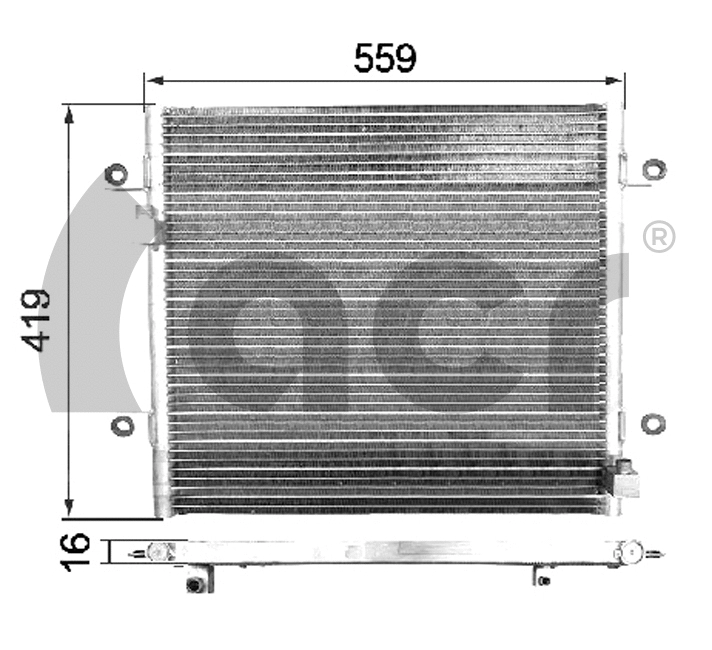 Condenser, air conditioning (300680)