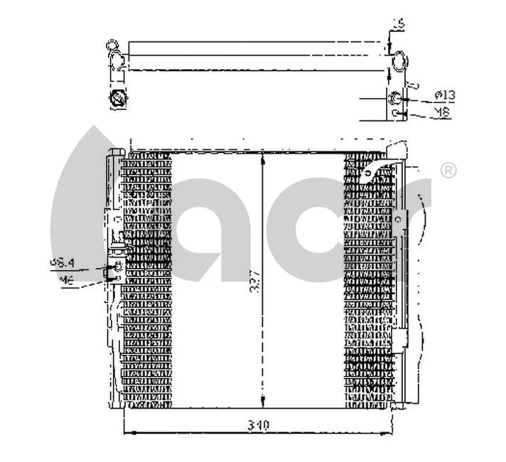 Condenser, air conditioning
