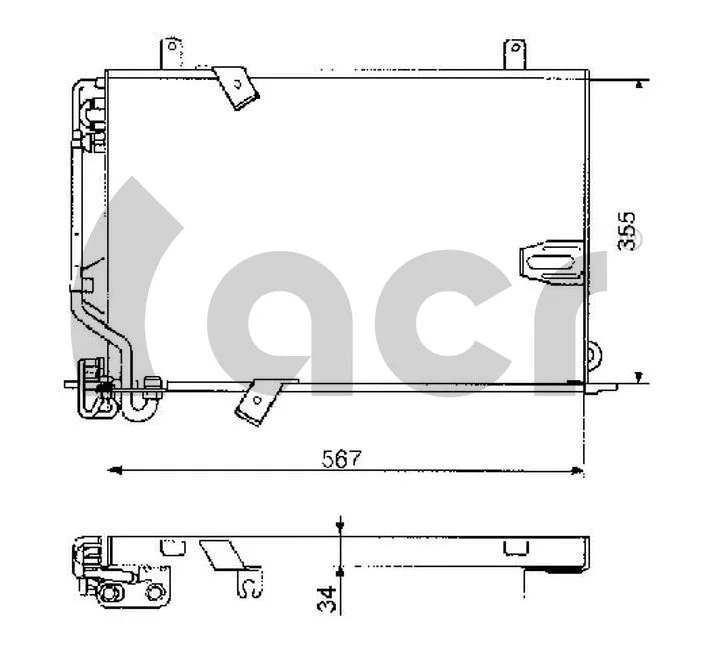 Condenser, air conditioning (300237)