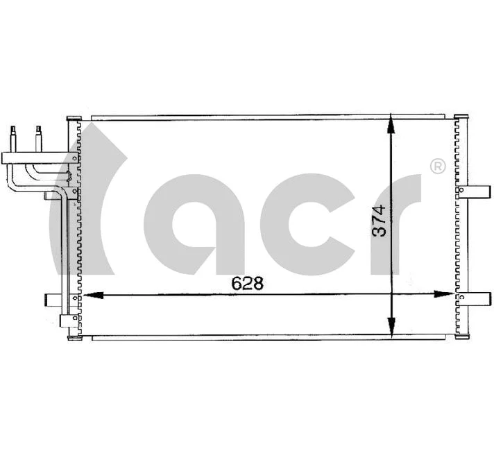 Condenser, air conditioning (300093)