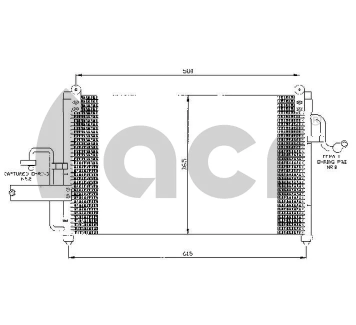 Condenser, air conditioning (300384)