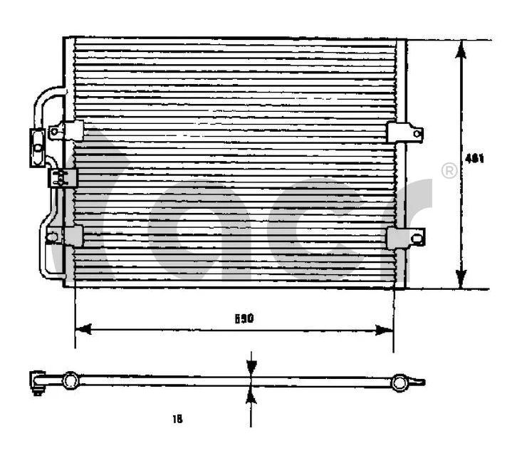 Condenser, air conditioning