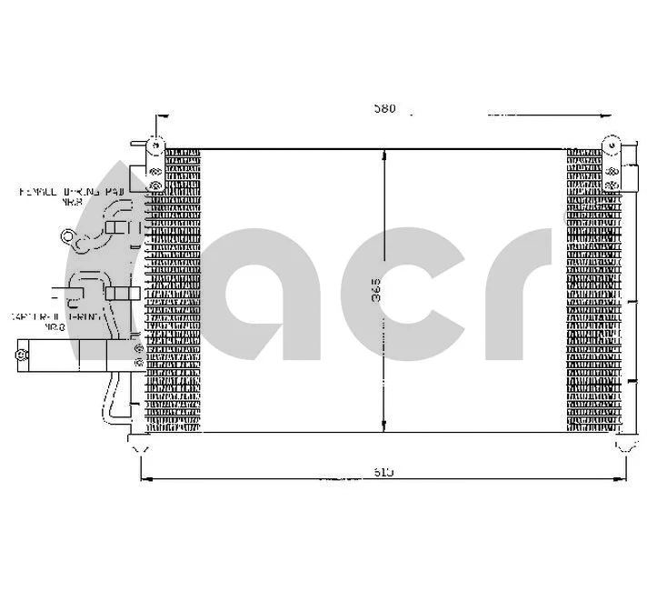 Condenser, air conditioning (300385)