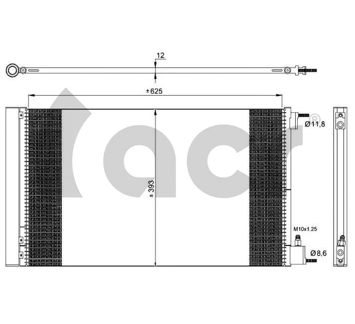 Condenser, air conditioning (300701)