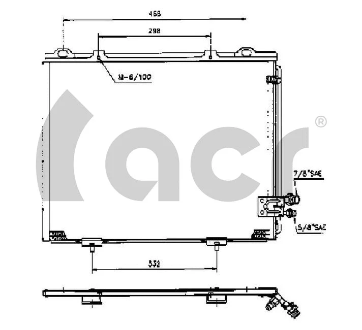 Condenser, air conditioning
