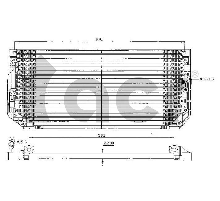 Condenser, air conditioning (300415)