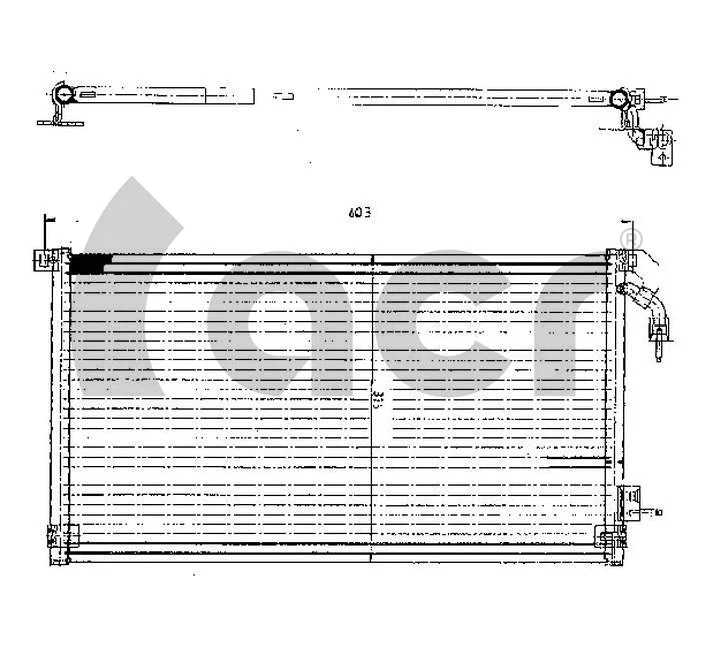 Condenser, air conditioning (300174)