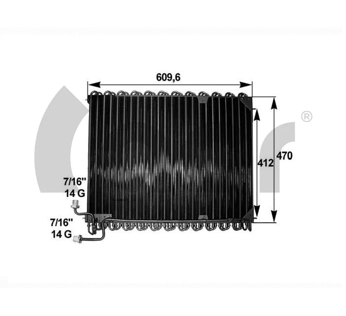 Condenser, air conditioning (300634)