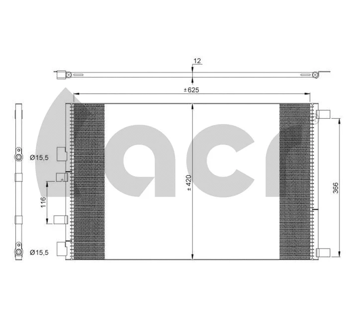 Condenser, air conditioning