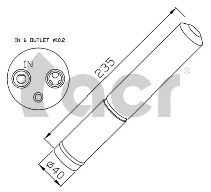 Dryer, air conditioning (170488)