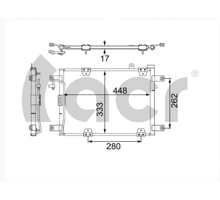 Condenser, air conditioning (300654)