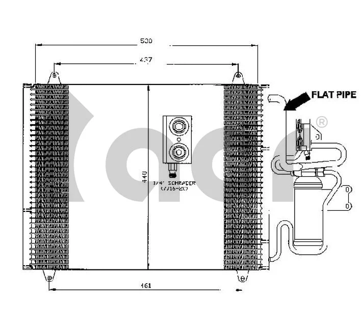 Condenser, air conditioning