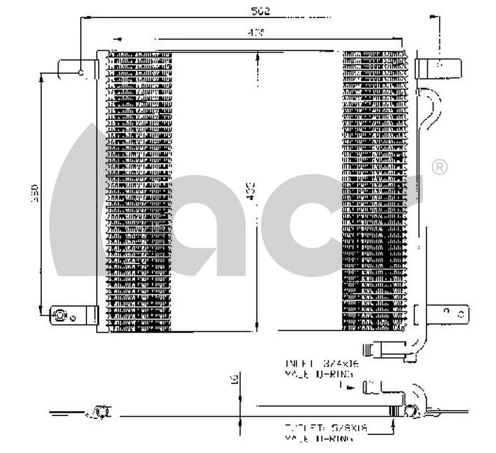 Condenser, air conditioning