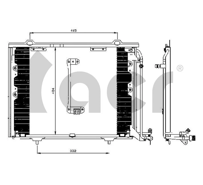 Condenser, air conditioning