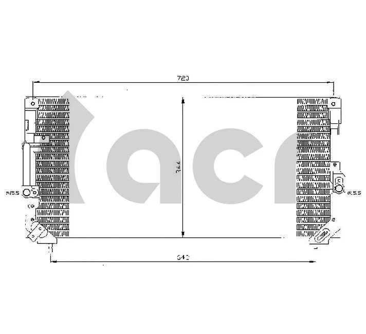 Condenser, air conditioning (300470)