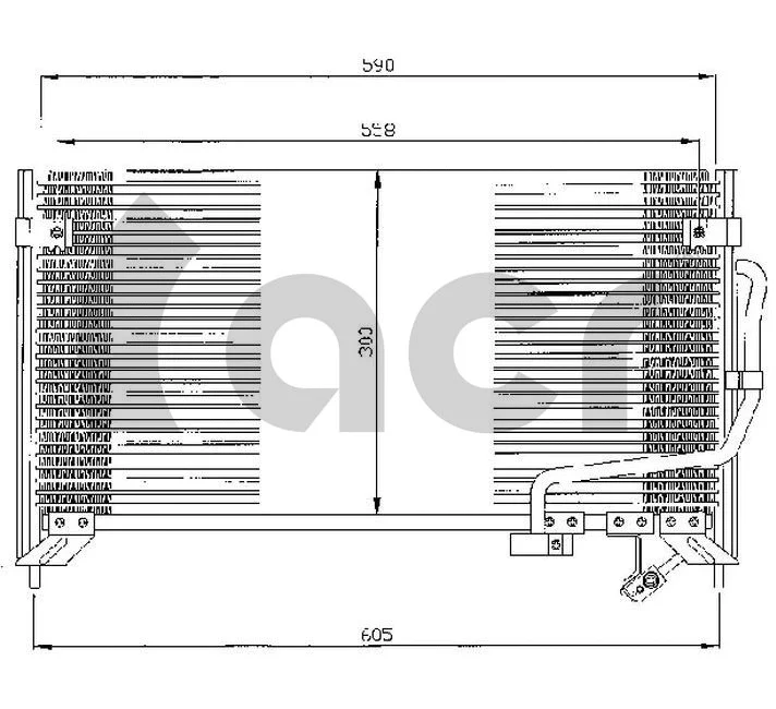 Condenser, air conditioning