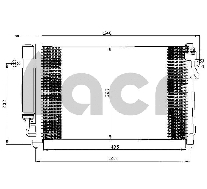 Condenser, air conditioning (300521)