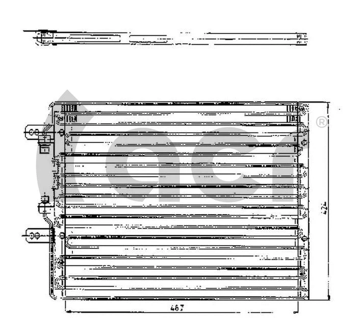Condenser, air conditioning (300216)