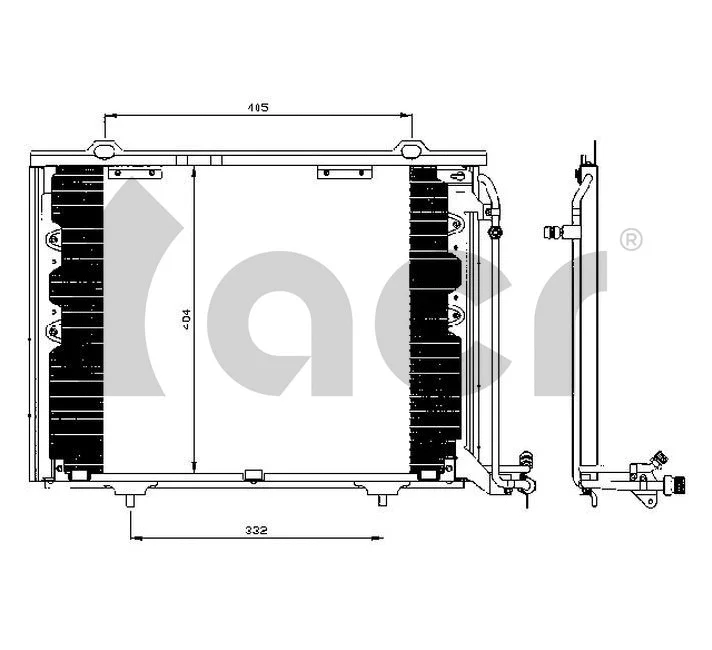 Condenser, air conditioning