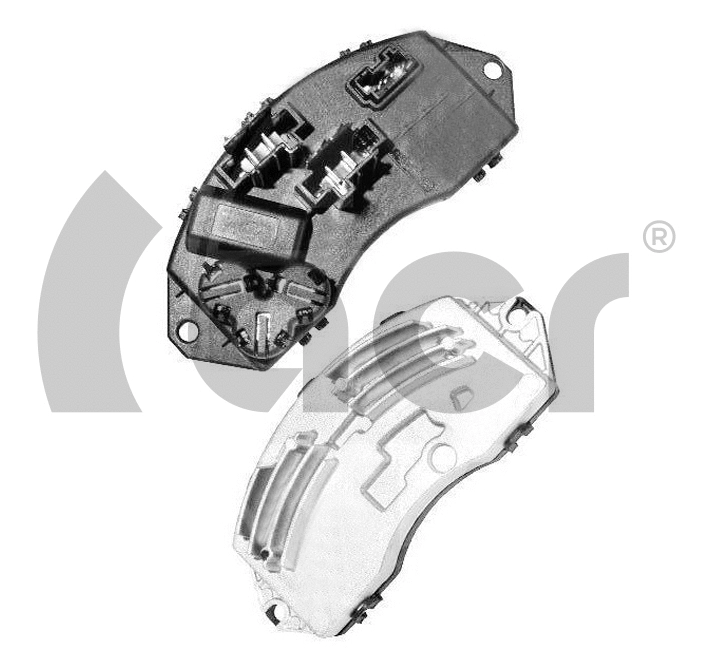 Resistor, interior blower