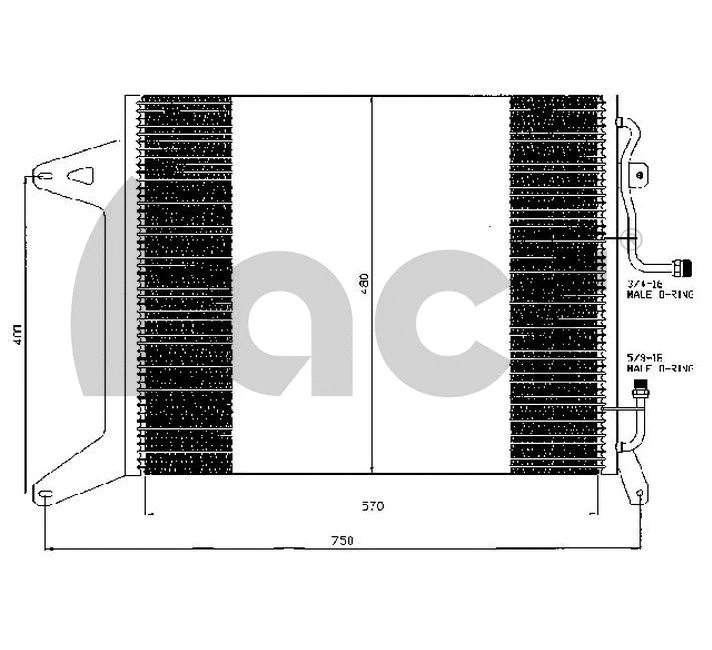 Condenser, air conditioning (300498)
