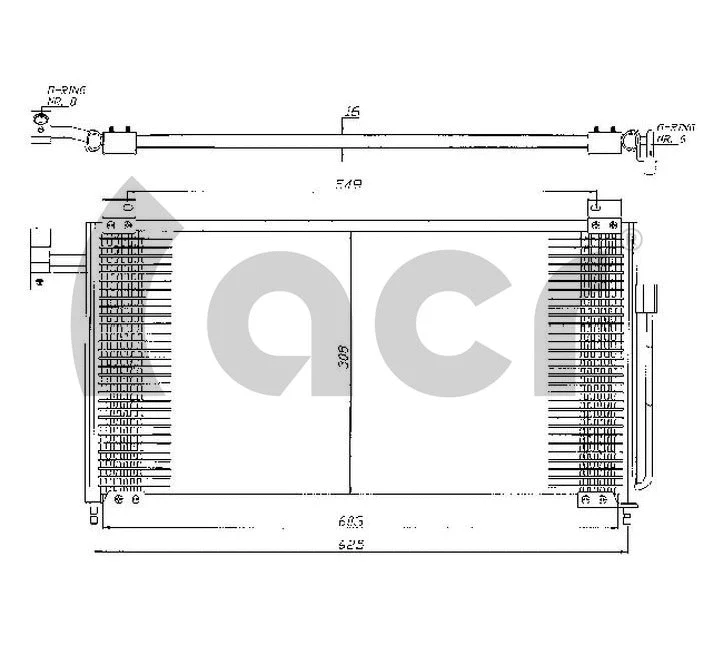 Condenser, air conditioning (300372)